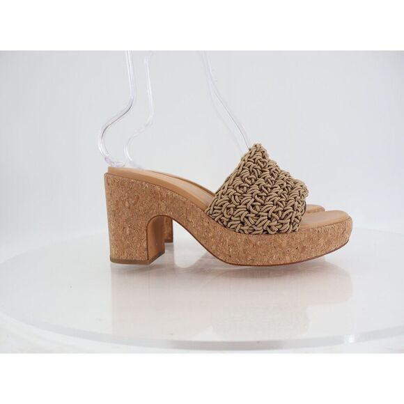 Vince Nicki Croche Women's Shoes Platform Mule Cork Chunky Size 9.5 Sandal Slide - Picture 5 of 12